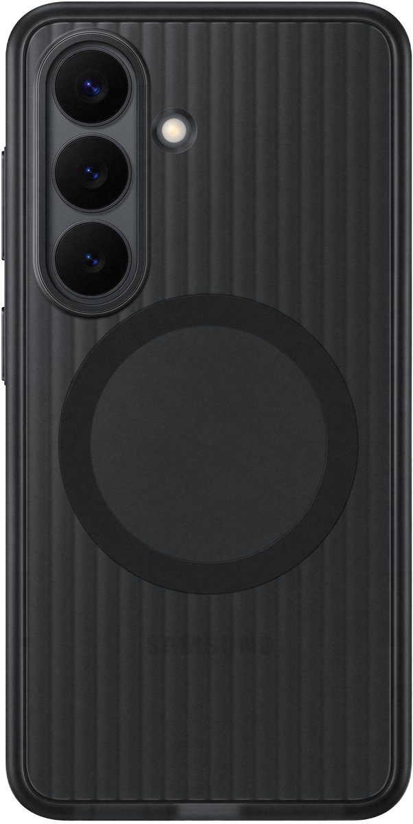 Samsung Galaxy S26+ Rugged Magnet Case - Black Transparent