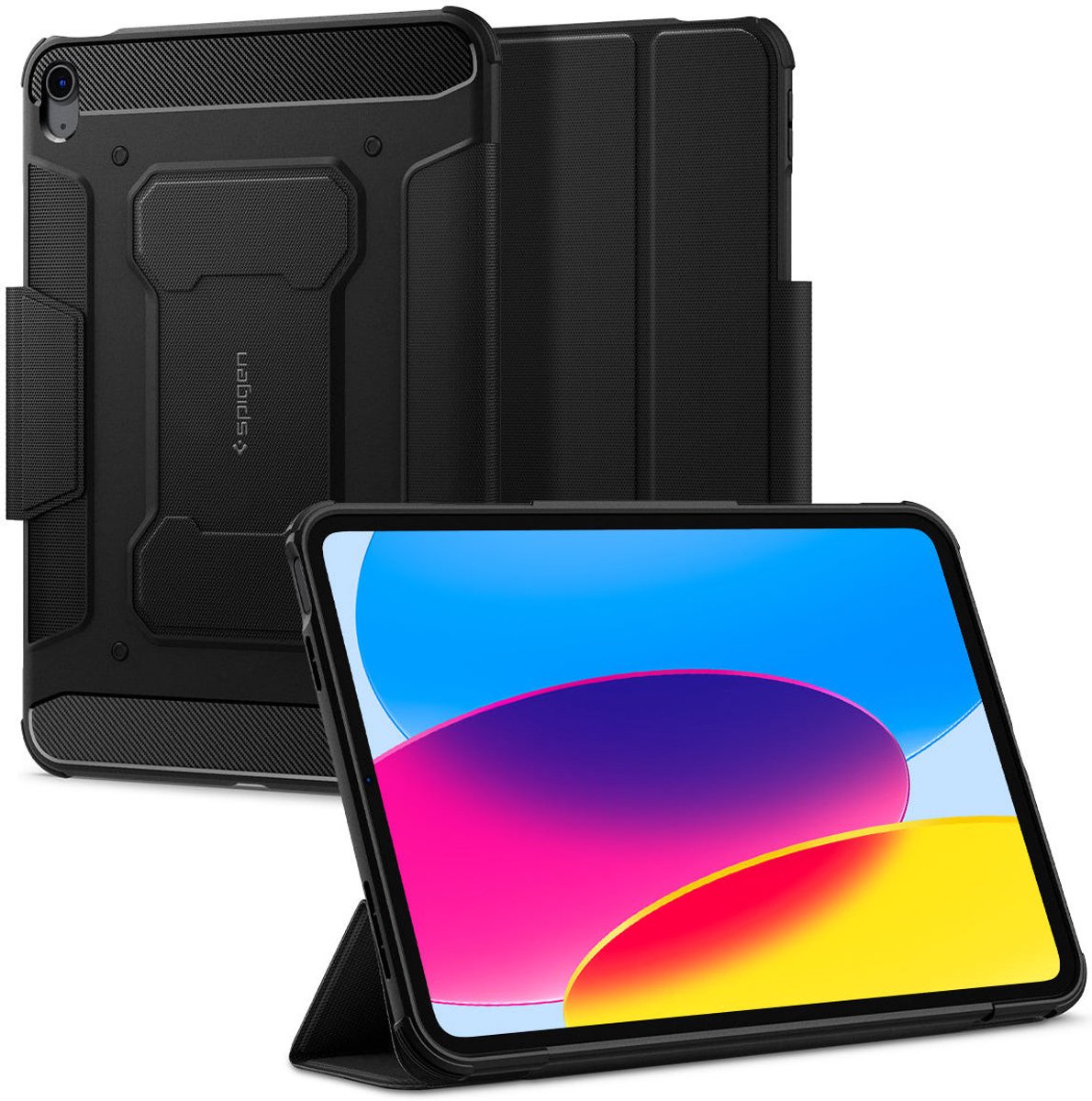 Spigen Rugged Armor Pro - black - iPad 10.9" 2022/11" 2025