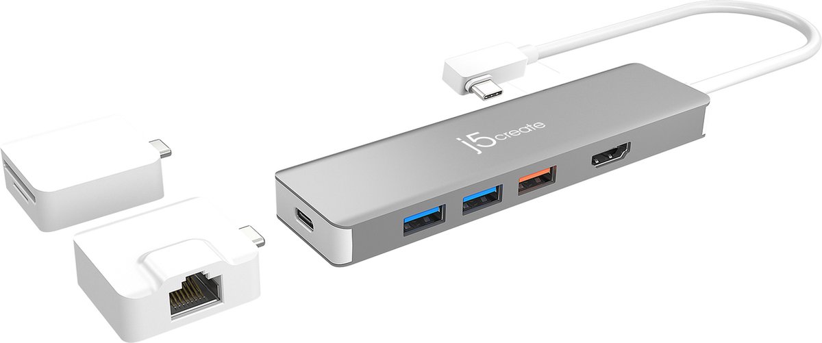 j5create USB-C Modular Multi-Adapter (Includes 2 Kits)