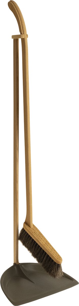 Iris Hantverk Set de cepillo y recogedor Iris Hantverk ocre oscuro
