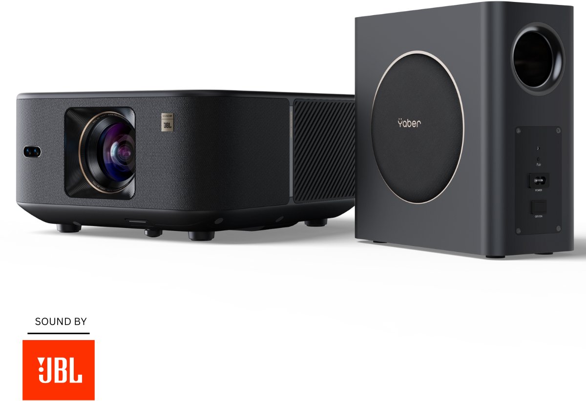 Yaber Projektor K3 Pro & subwoofer - 1920 x 1080 - 1600 ANSI lumens