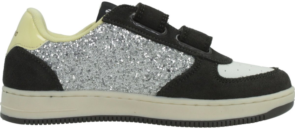 Glitzer- und Wildleder-Sneaker für Kinder Victoria Tiempo Tiras