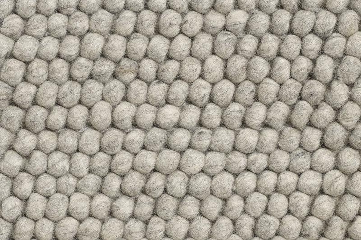 HAY Tappeto in lana Peas 80x140 cm Soft grey