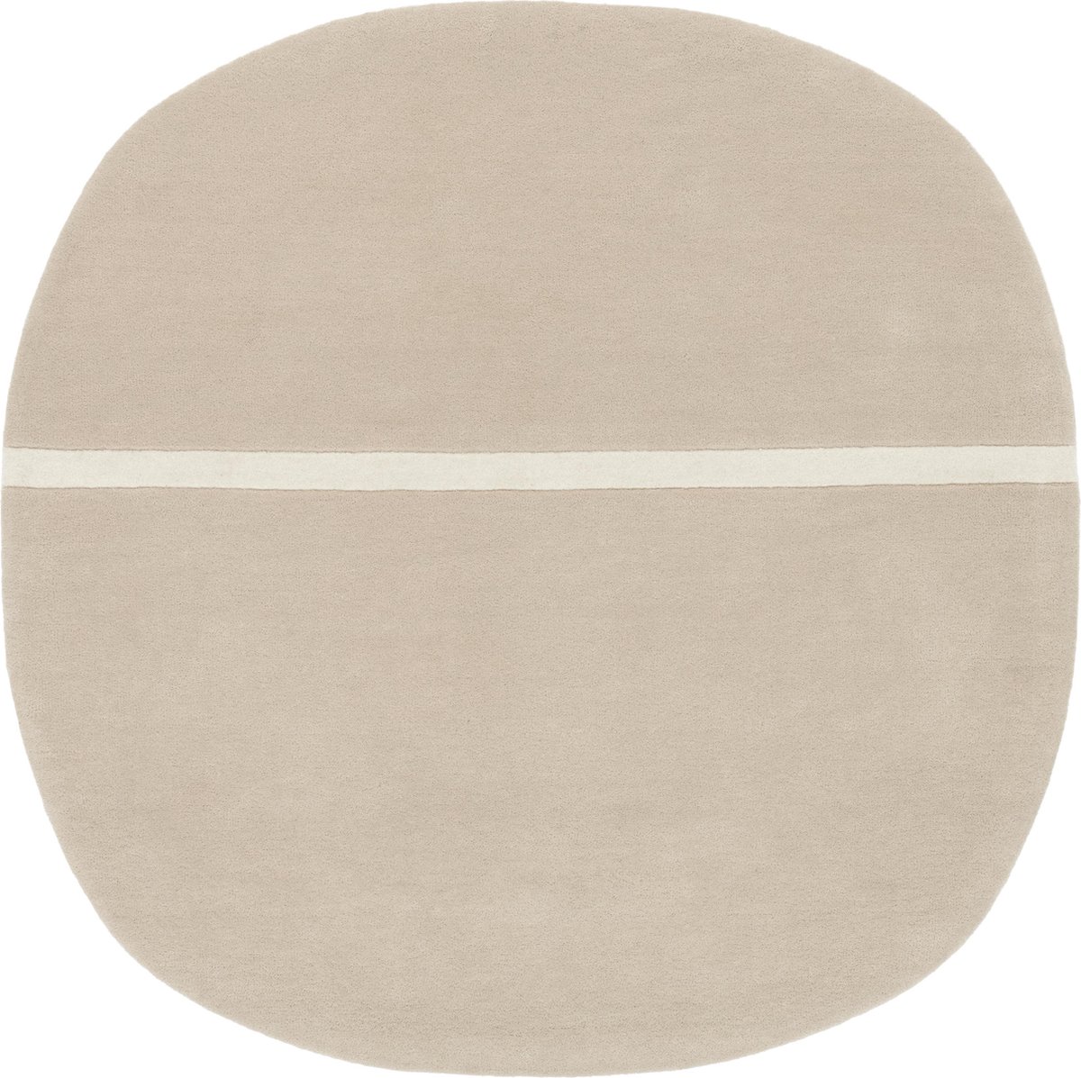 Normann Copenhagen Tappeto Oona 140x140 cm Sand