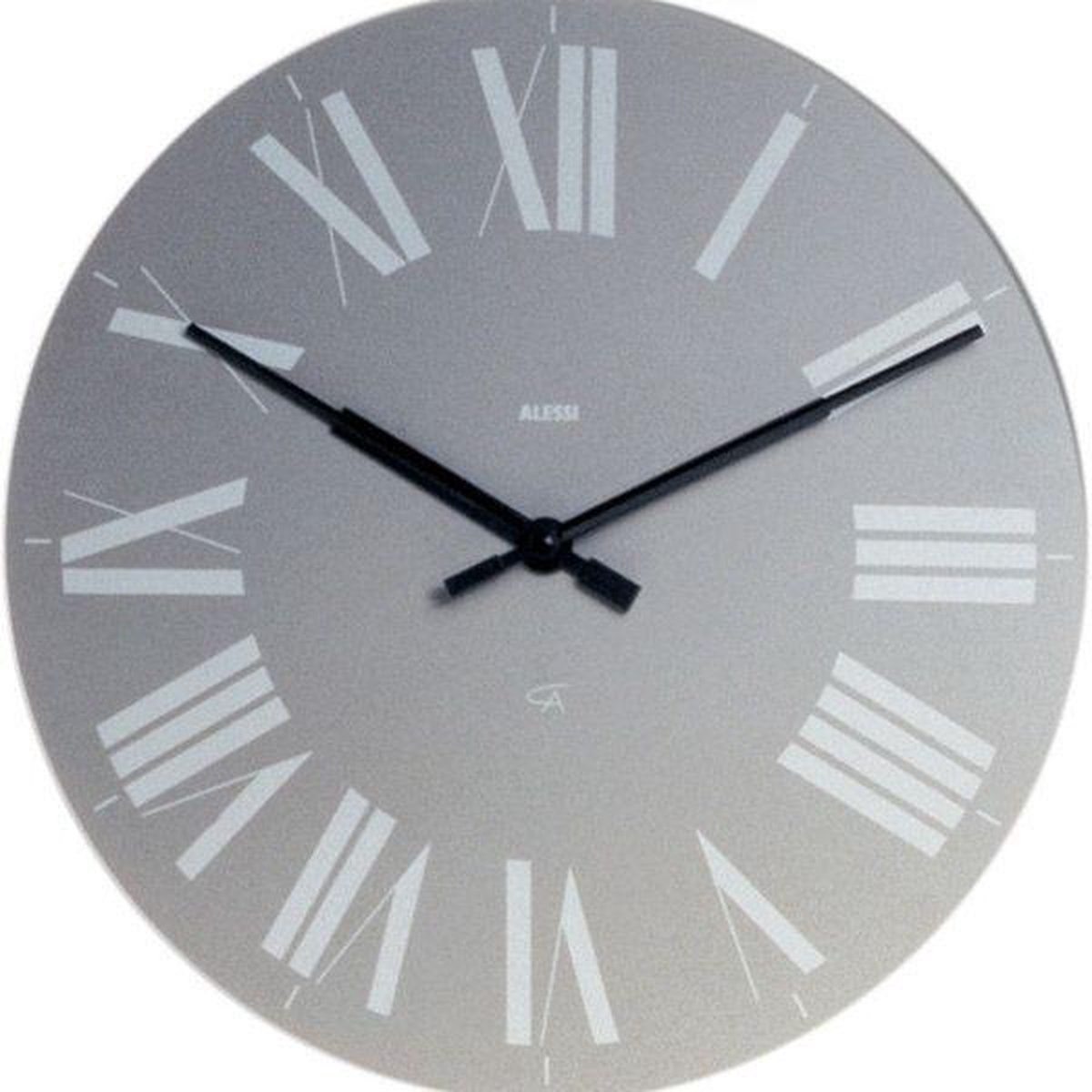 Alessi Horloge murale Firenze Ø36 cm Gris