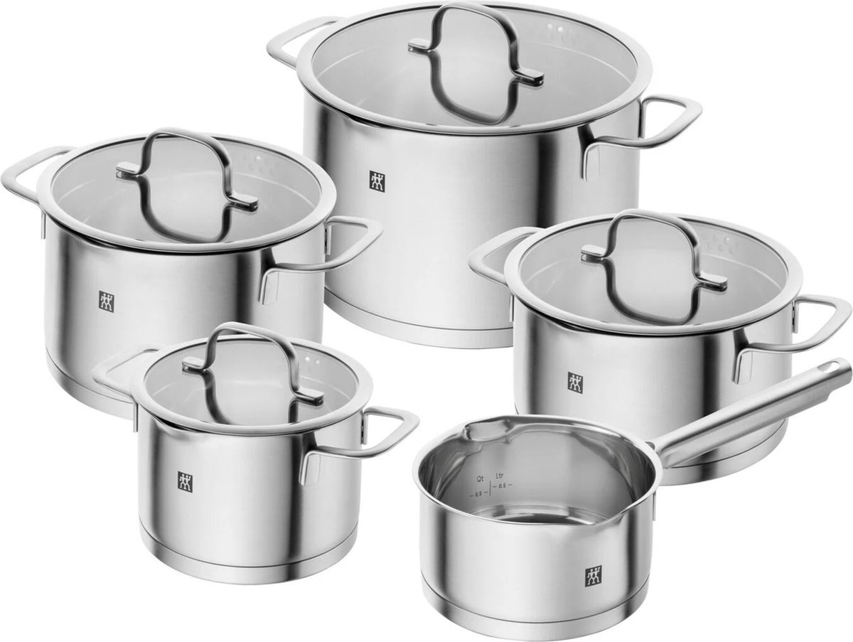 Zwilling Ensemble de cocottes Zwilling TrueFlow 5 Pièces Argenté