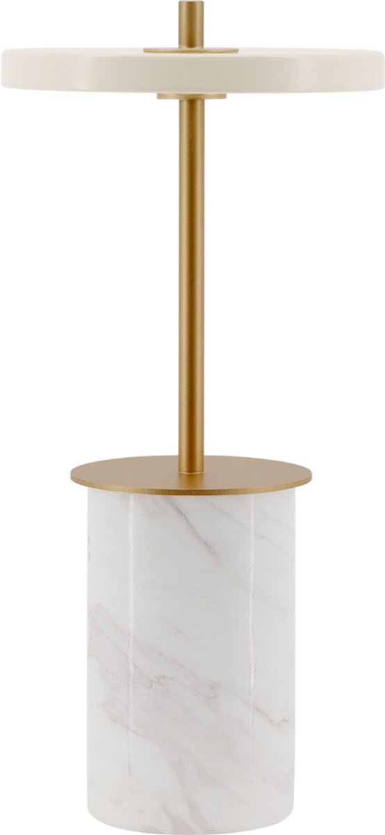 Umage Lámpara de mesa Asteria Move Mini Ø12x25,5 cm White marble