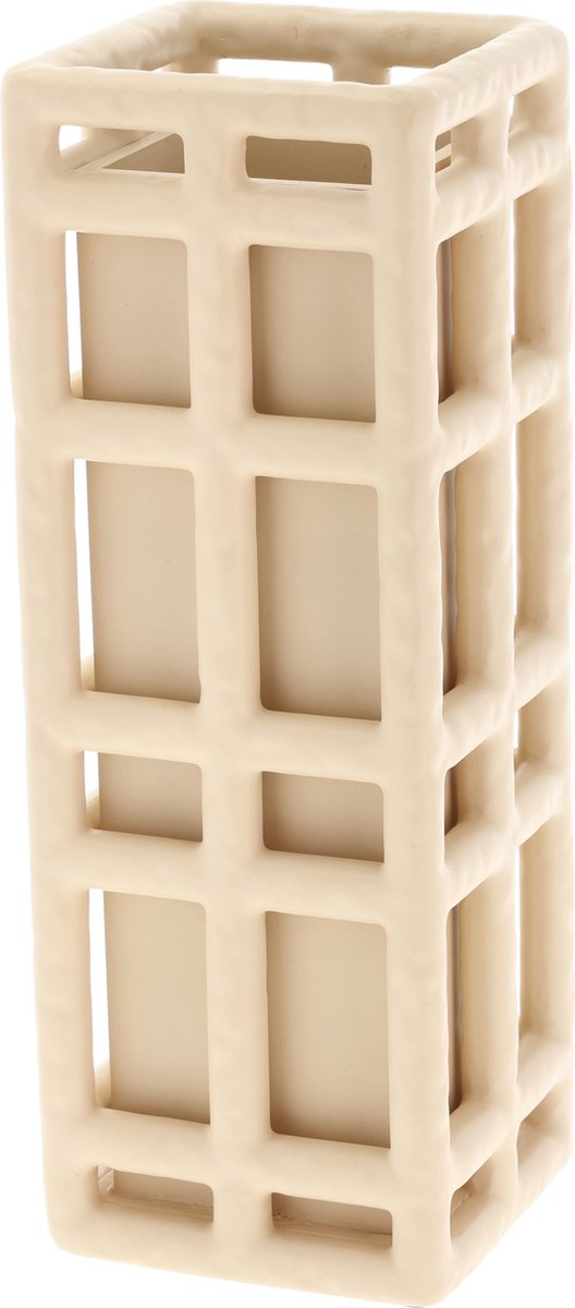 Villa Collection Vaso Lyng 11x11x30 cm Sabbia