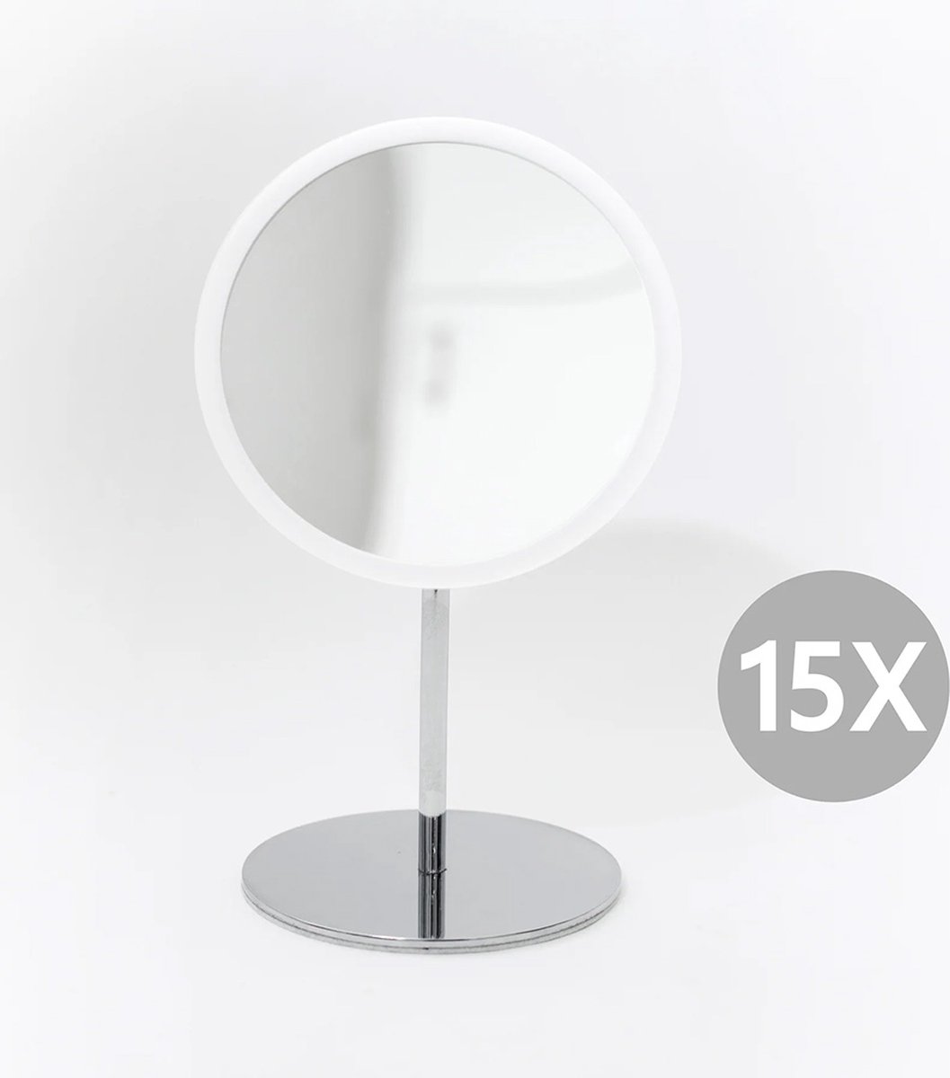 Bosign Espejo de mesa AirMirror x15 desmontable magnético Ø16,5 cm