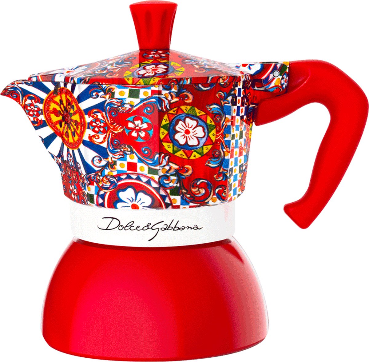 Bialetti Cafetera italiana de inducción Bialetti x Dolce & Gabbana Carreta siciliana, 2 tazas