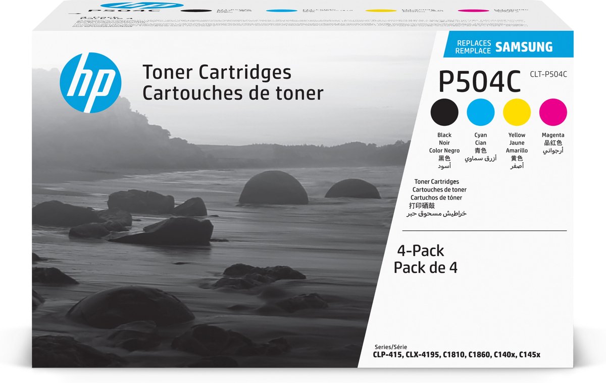 Hp Samsung Toner Rainbow Kit (b/c/m/y) Clt-p504c