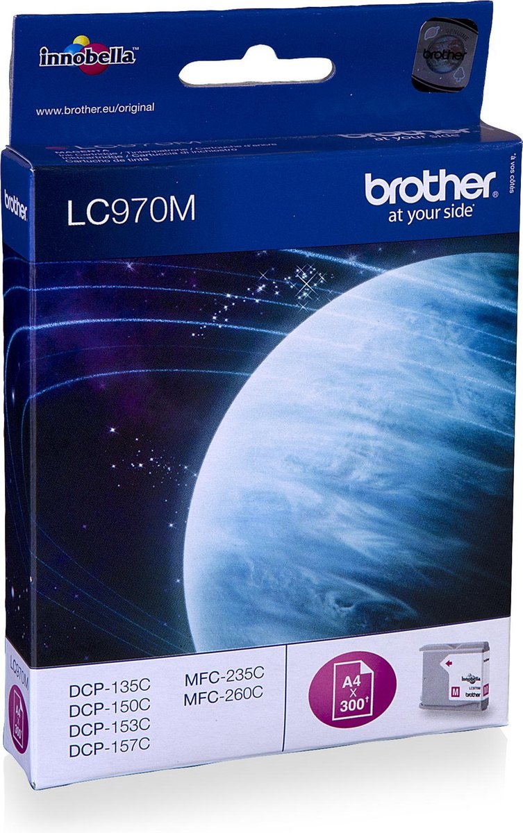 Brother Bläck Magenta Lc970m - Dcp-135c/150c