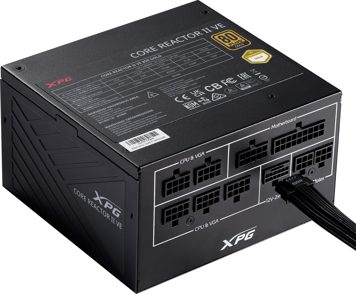 XPG COREREACTOR II VE 750W power supply unit