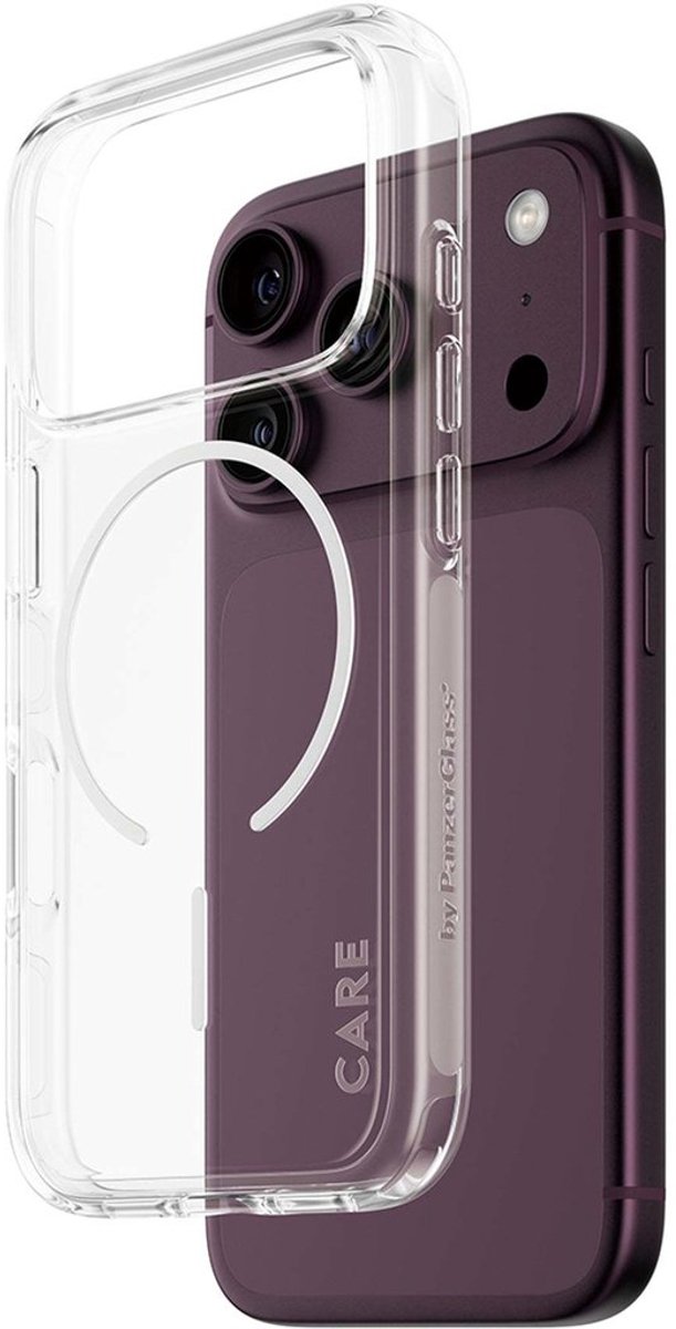 CARE by PanzerGlass Urban Explorer Case Transparent w. White MagSafe Apple iPhone 18 Pro | 17 Pro