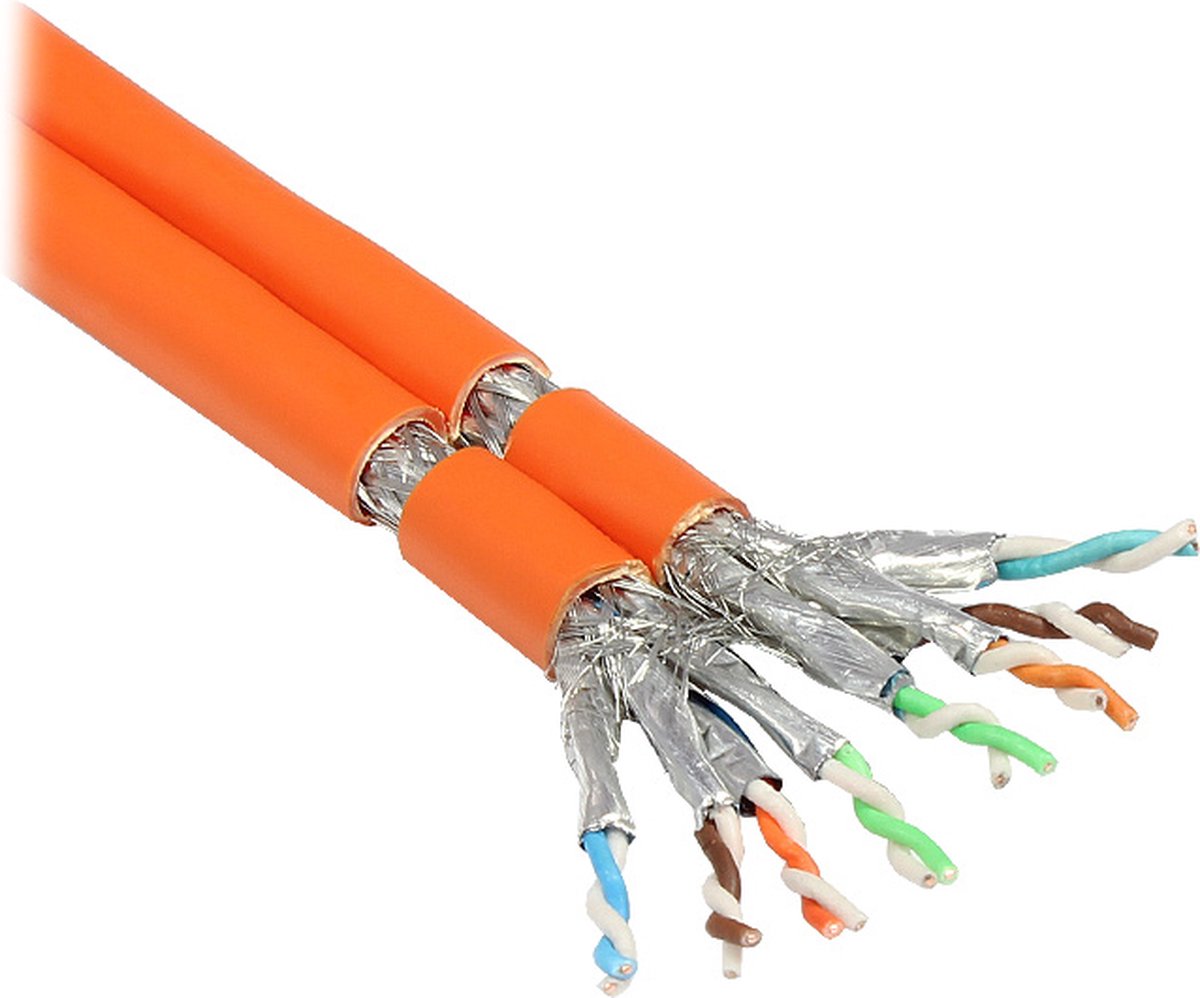 Good Connections Verlegekabel Cat.7 Duplex S/FTP LSZH 100m