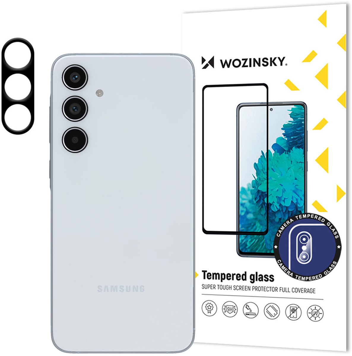 Wozinsky 9H Tempered Glass for Full Camera Glass for Samsung Galaxy A35