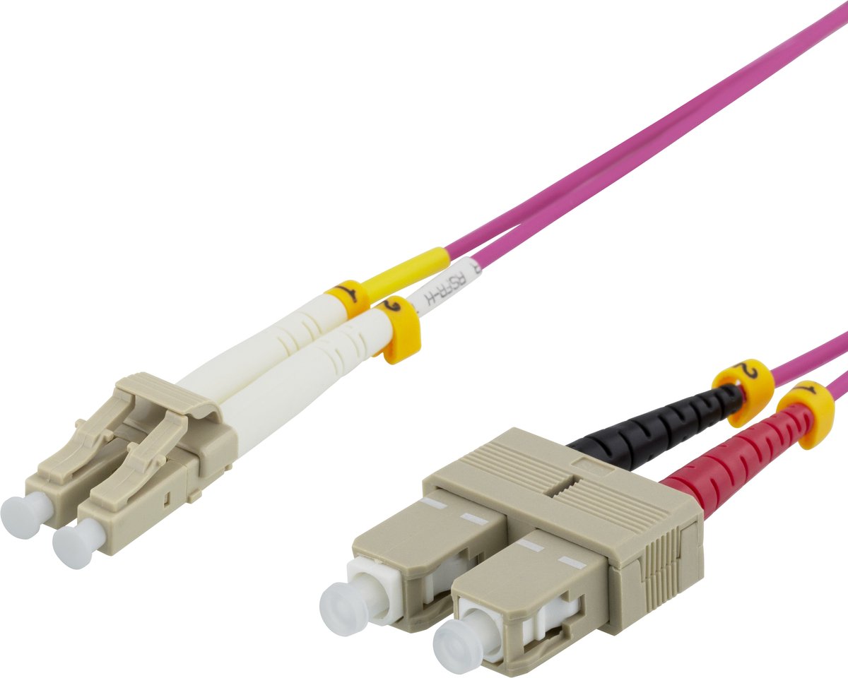 Deltaco LCSC-711 - network cable - 1.5 m - Rosa - 1m