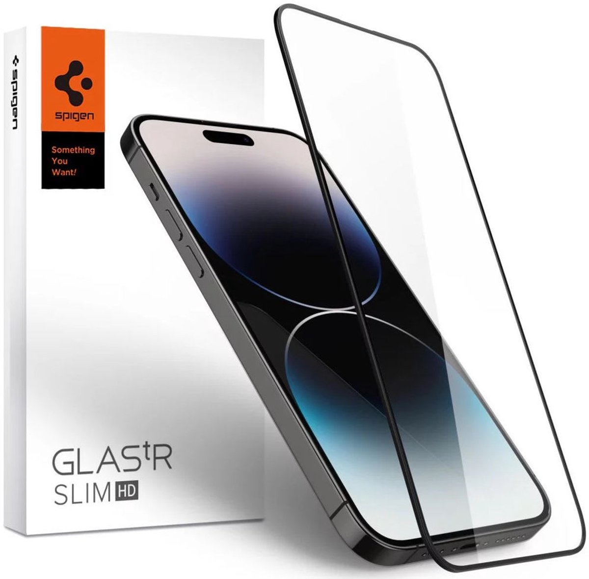 Spigen tR Slim HD 1 Pack - FC black - iPhone 14 Pro