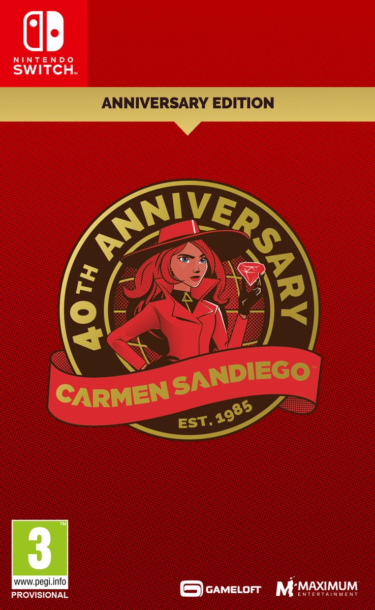 Carmen Sandiego (40th Anniversary Edition) - Nintendo Switch - Action / äventyr