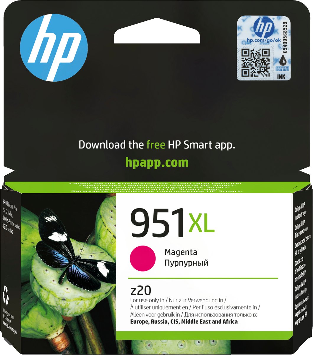 HP 951XL / CN047AE High Capacity Magenta Ink