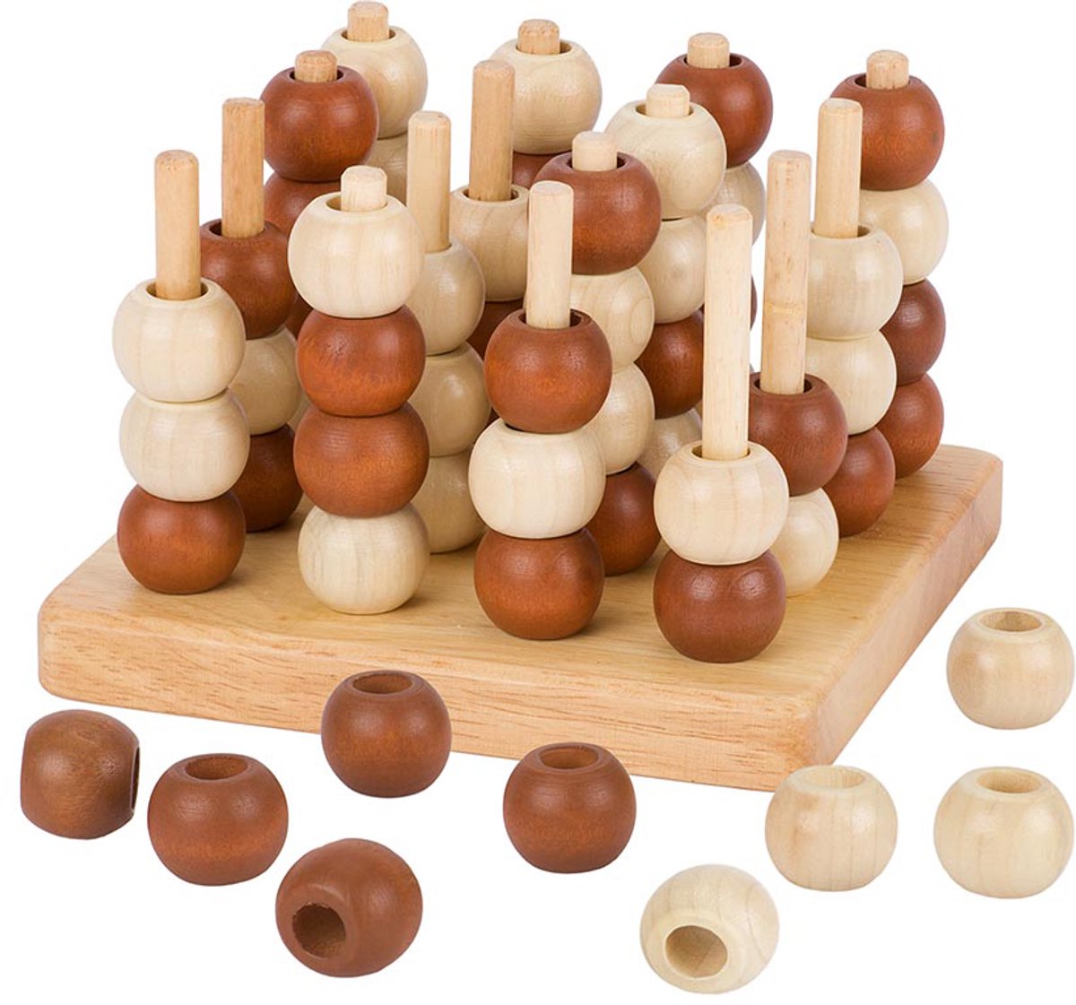 Goki Wooden Tic Tac Toe 3D
