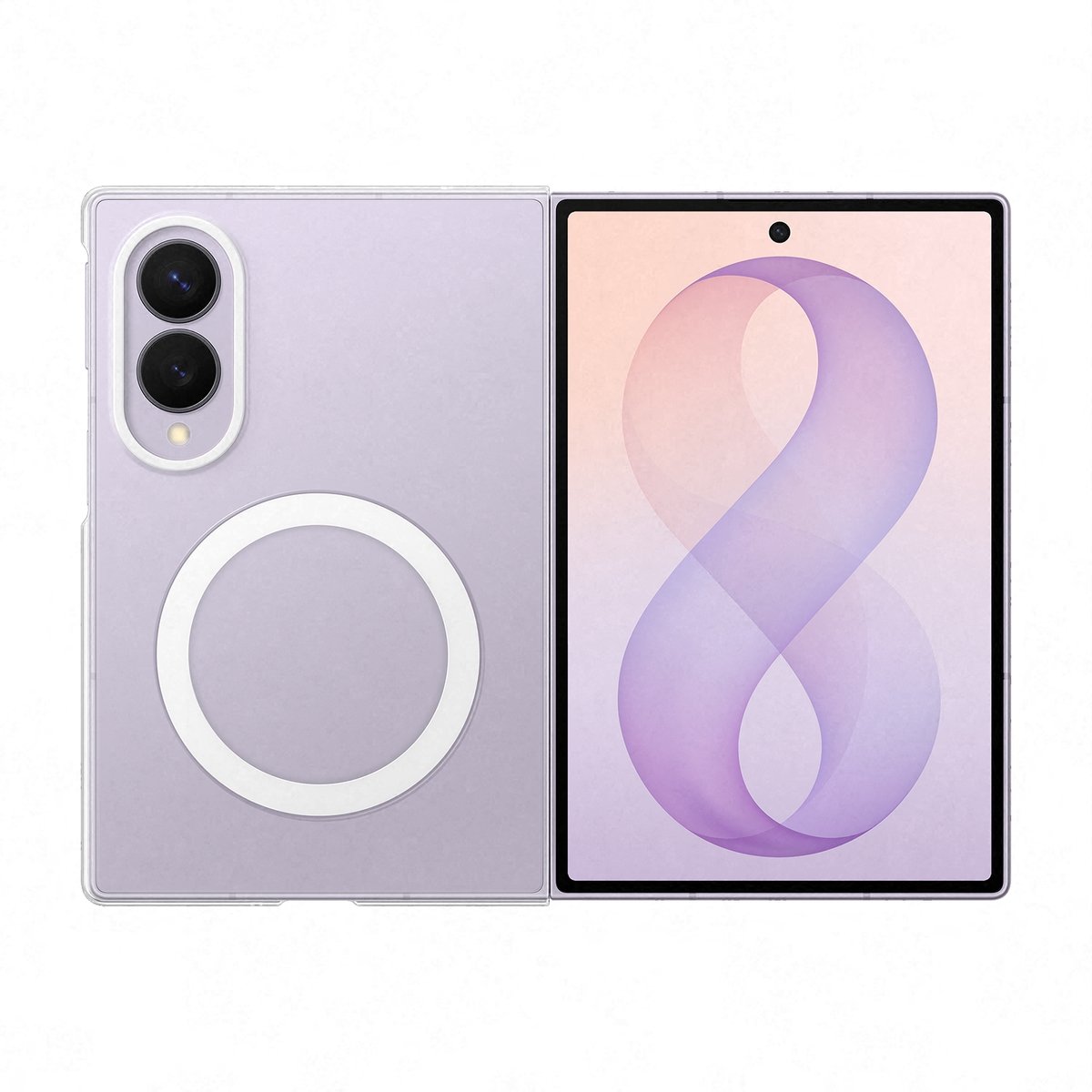 Samsung Galaxy Z Fold8 Clear Magnet Case
