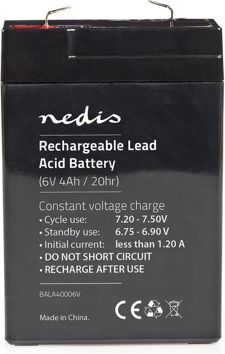 Nedis BALA40006V - UPS battery - Lead Acid - 4000 mAh