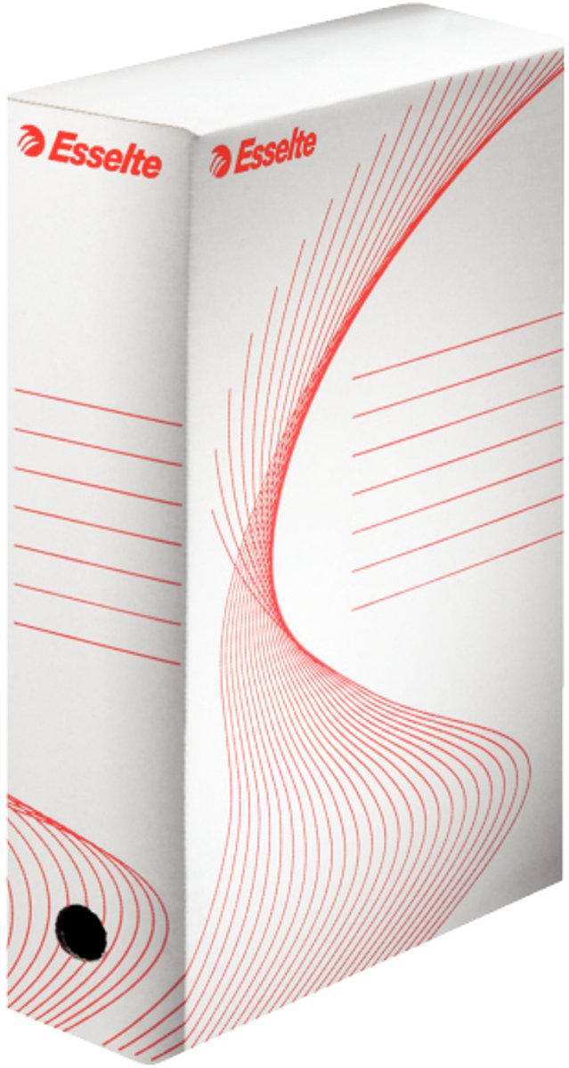 Esselte - box file - capacity: 1000 sheets - white