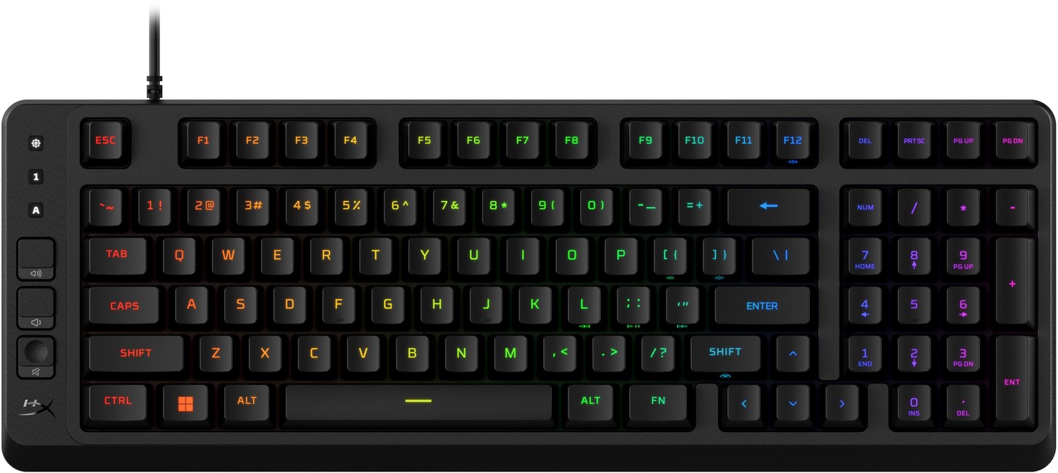 HyperX Eve 1800 - Gaming Tangentbord - US International - Svart