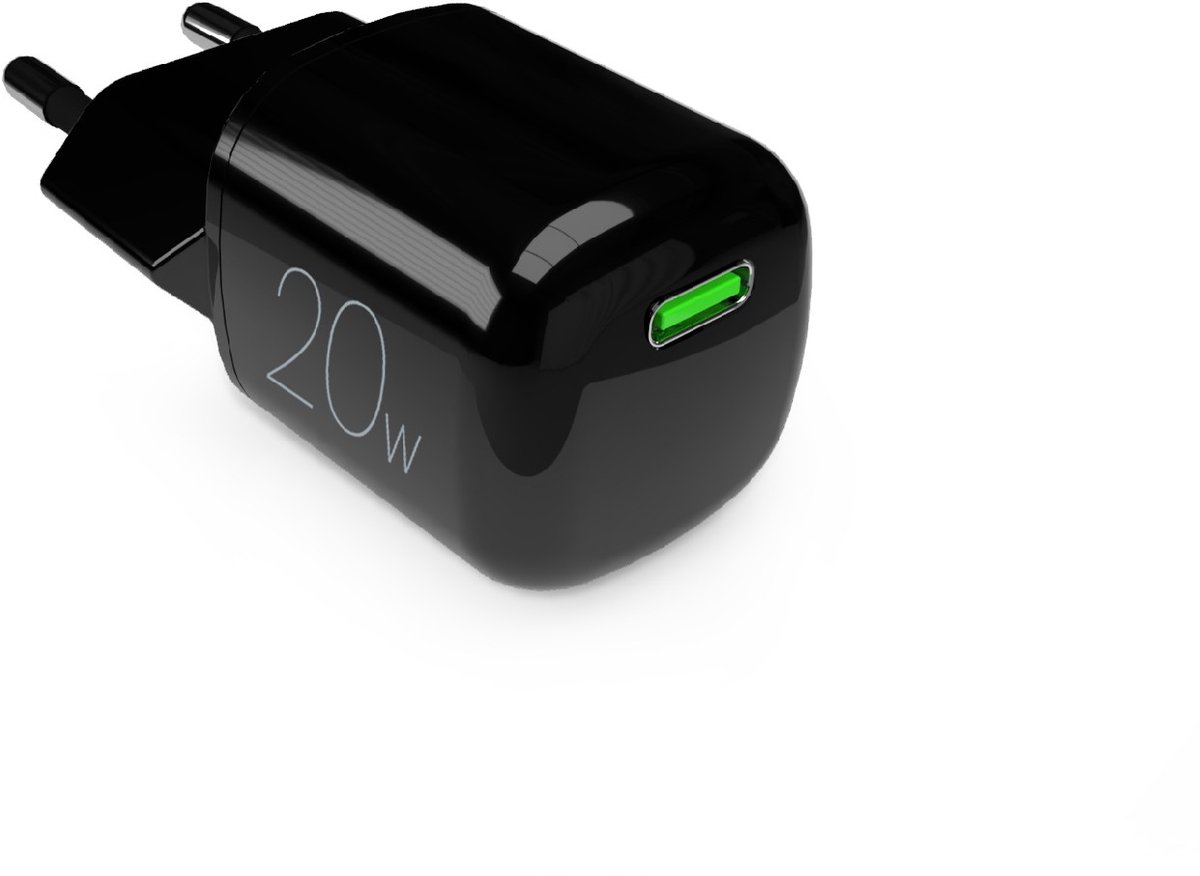 Puro PURO MiniPro 20W USB-C väggladdare - GAN-teknik - Svart