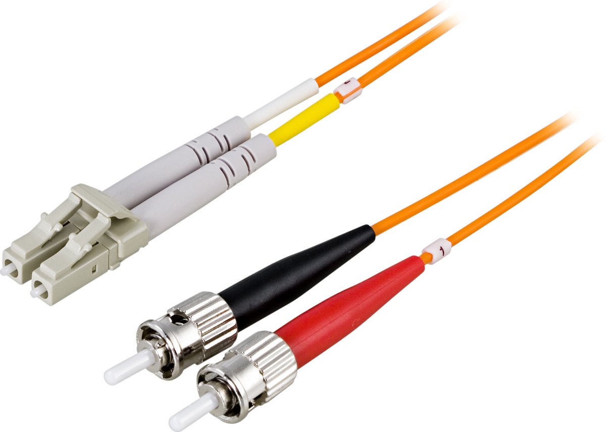 Deltaco Fiberoptisk Kabel 10m Lc St Om1