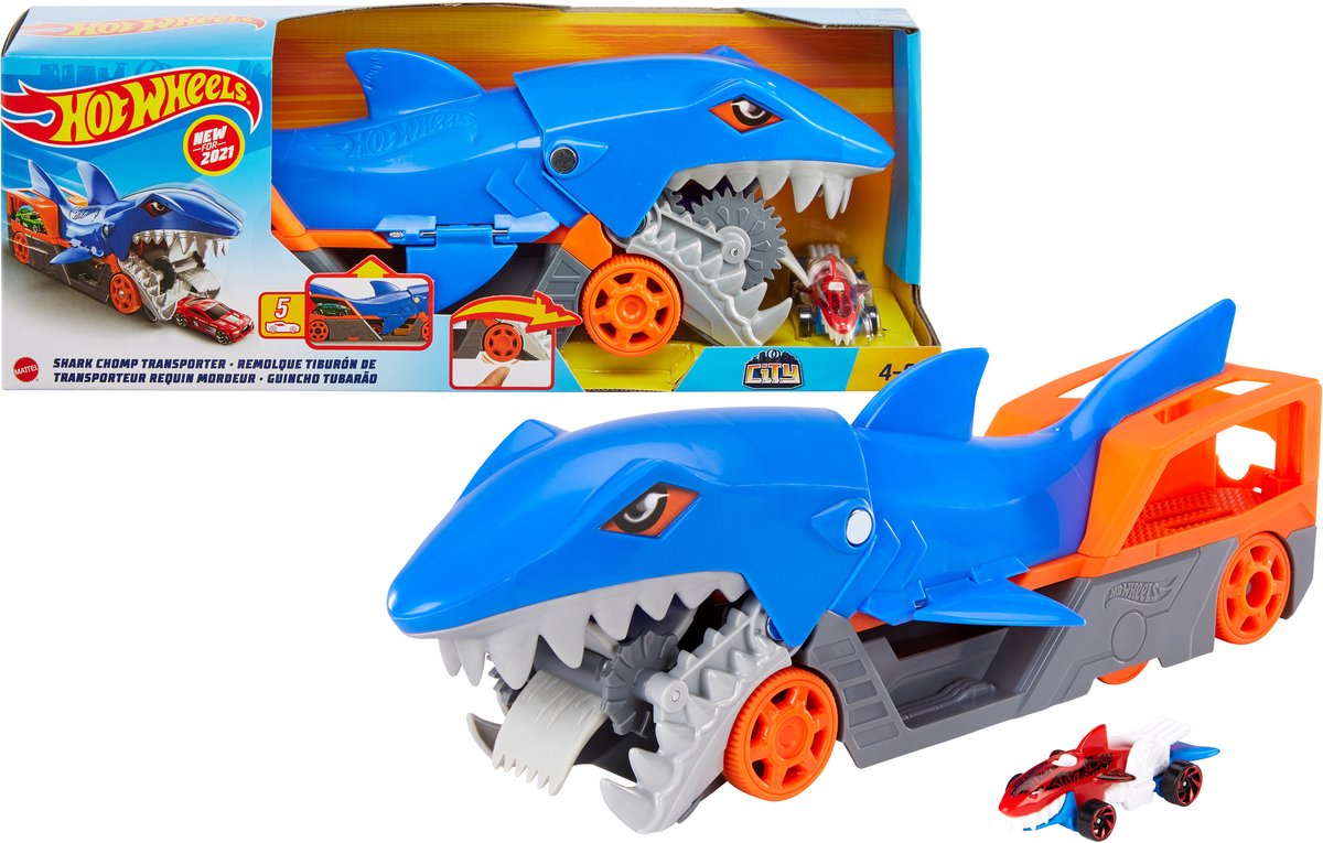 Hot Wheels City Shark Chomp Transporter
