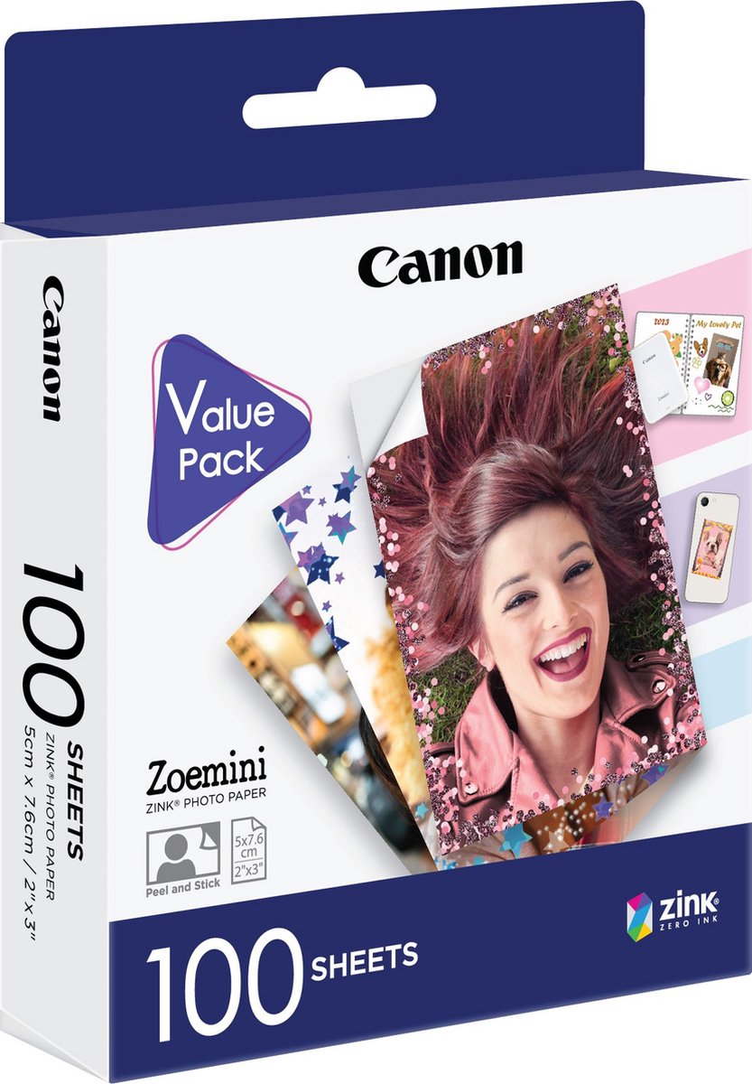 Canon Papper/zink Zp-2030 100 Ark