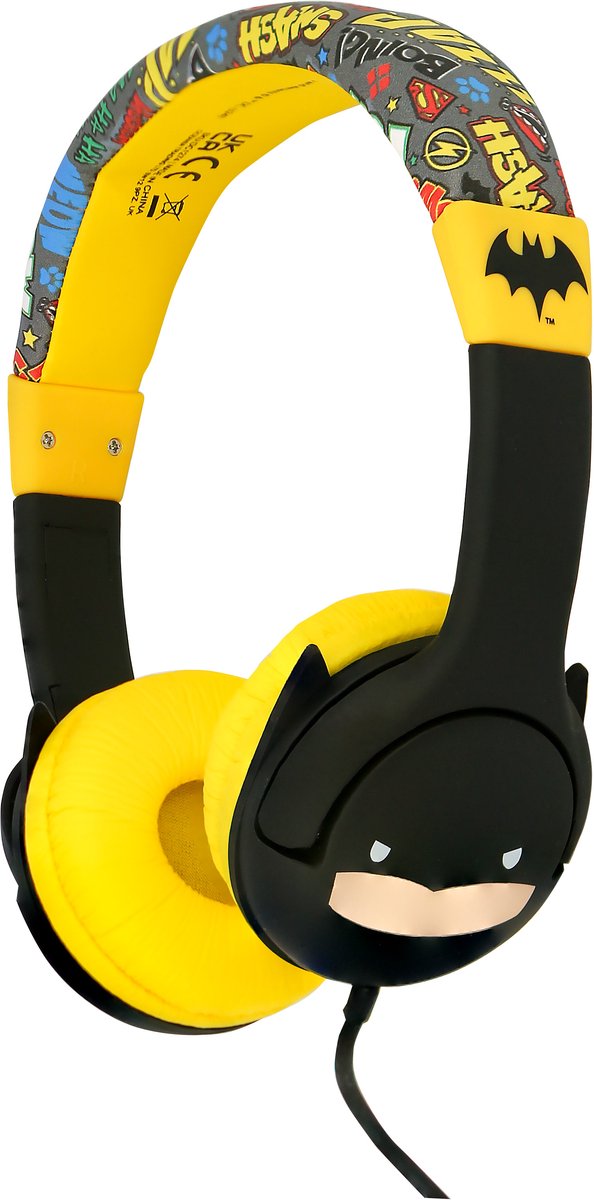 OTL Batman - Barnhörlurar - Volymbegränsad 85dB max