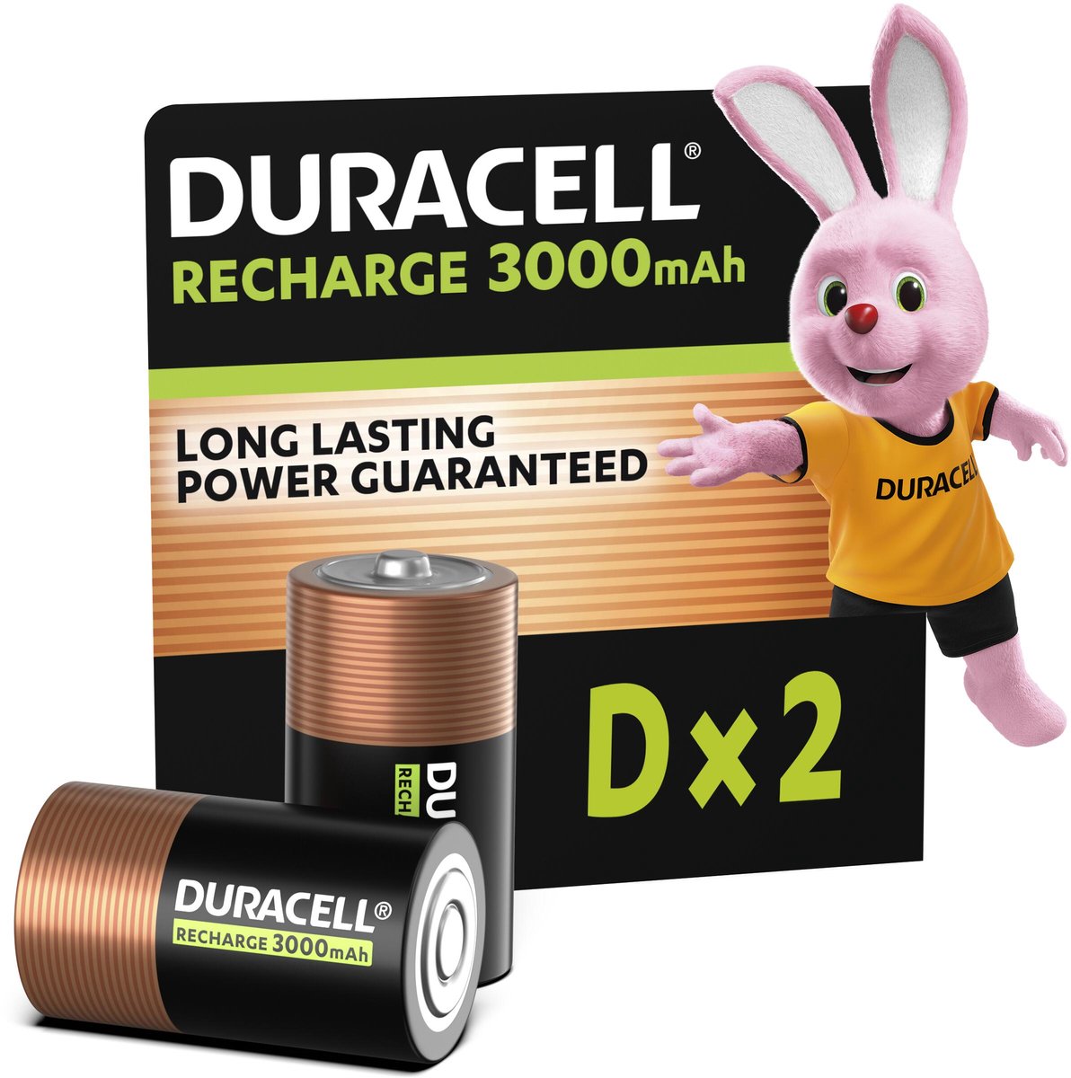 DURACELL D Rechargeable Batteries NiMH (Pack-2)