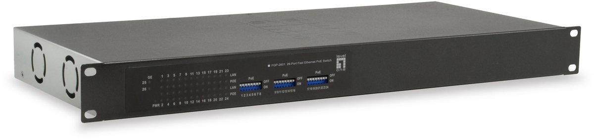 LevelOne FGP-2601W150 - switch - 26 ports - rack-mountable