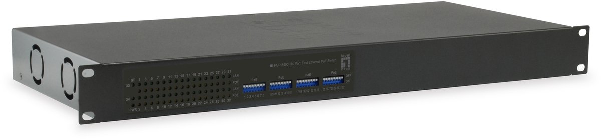 LevelOne FGP-3400W380 - switch - 34 ports - rack-mountable