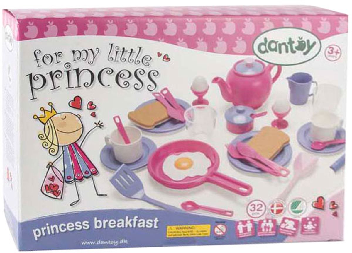 Dantoy MY LITTLE P. BREAKFAST SET IN BOX 30 PCS.