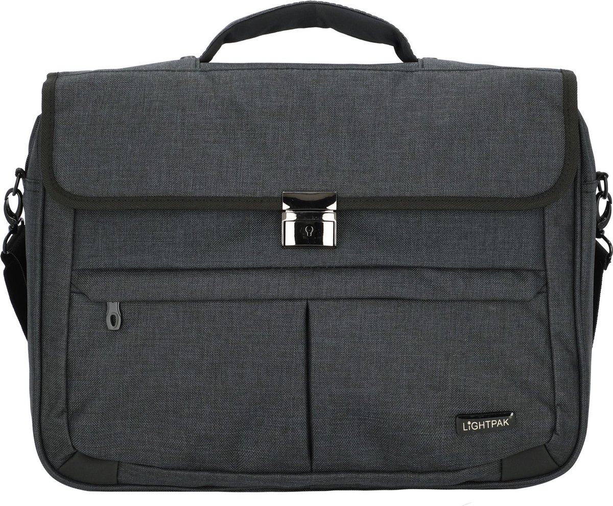 LIGHTPAK Laptoptasche MOTION 17 Polyester Antrazit 43 x 12 x 34 cm