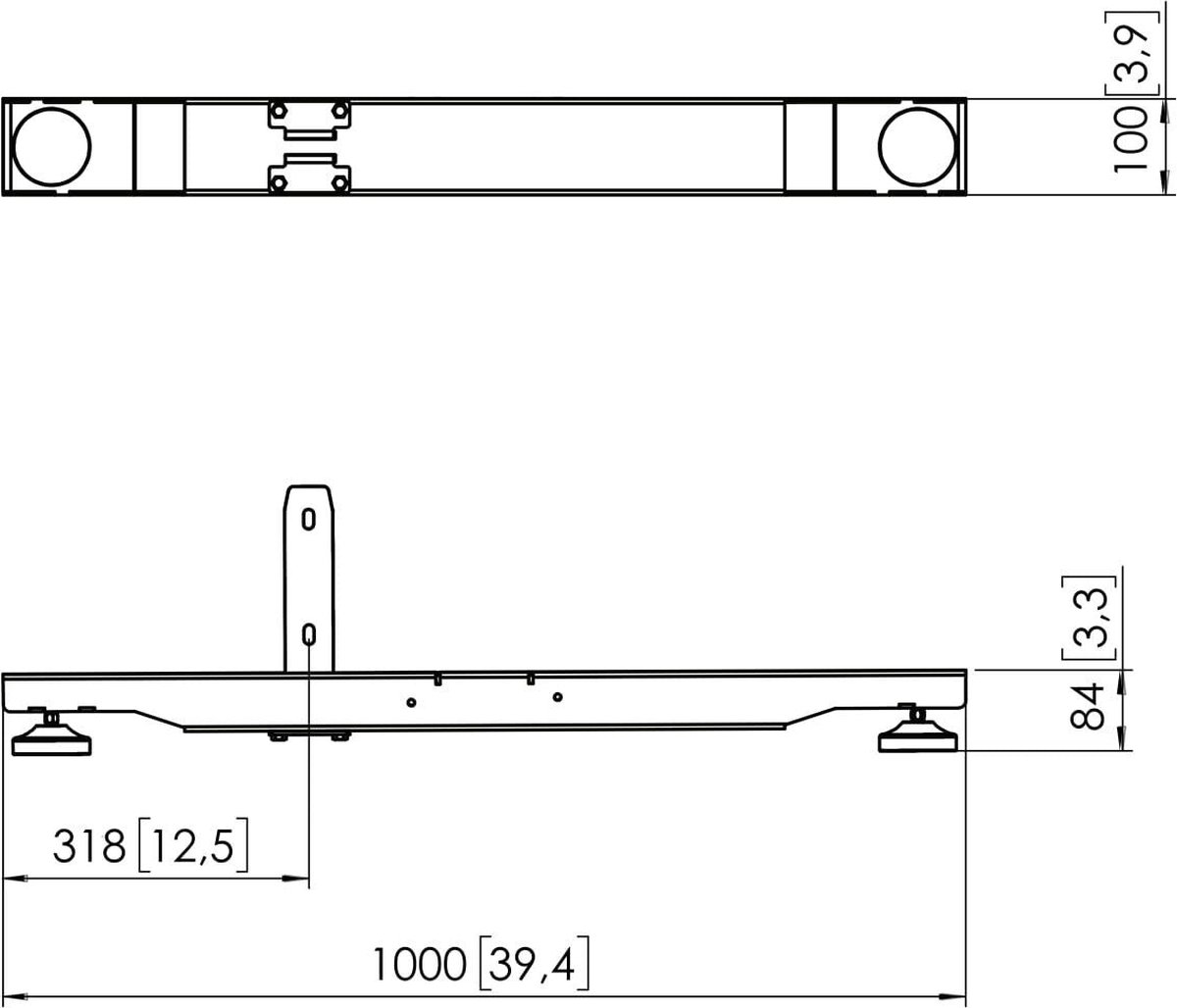 Vogel's Connect-It PFF 7920 - Maks 202.5 kg - Maks størrelse