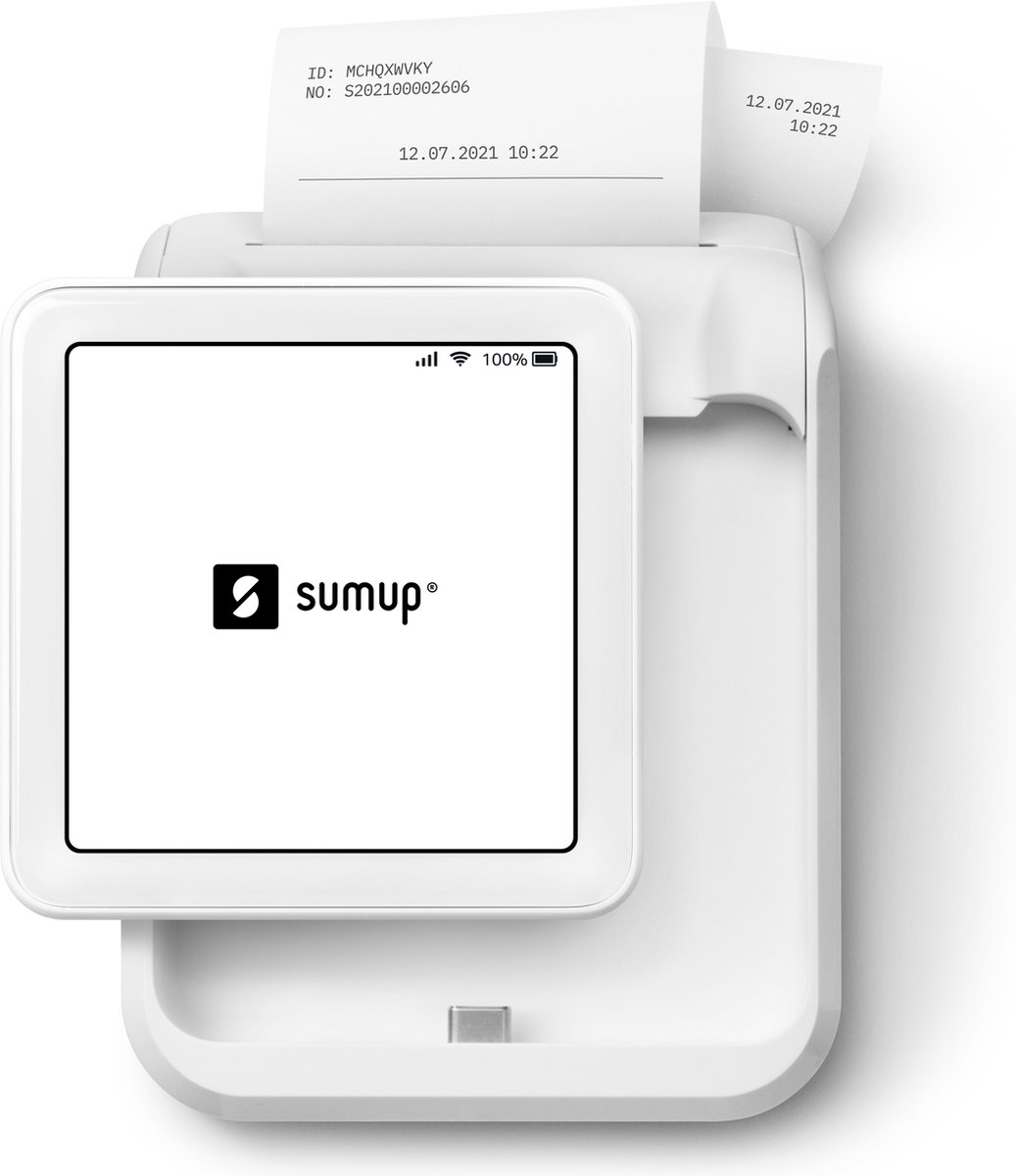 SumUp Kartenlesegerät Set mit Drucker Weiß
