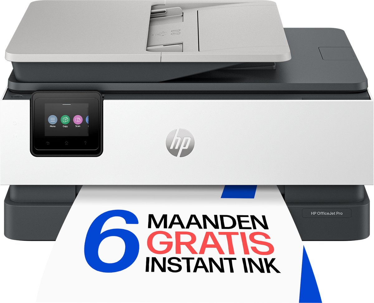 HP OfficeJet Pro 8132e Farb Tintenstrahl Multifunktionsdrucker Kabelloses Drucken DIN A4 Grau
