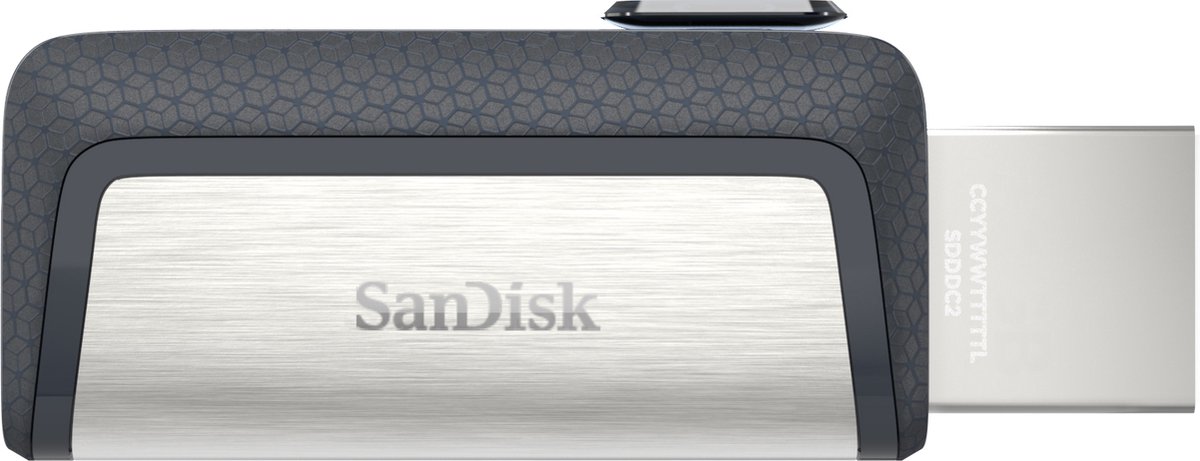 SanDisk USB 3.1 USB-Stick Ultra Dual 64 GB Schwarz, Silber