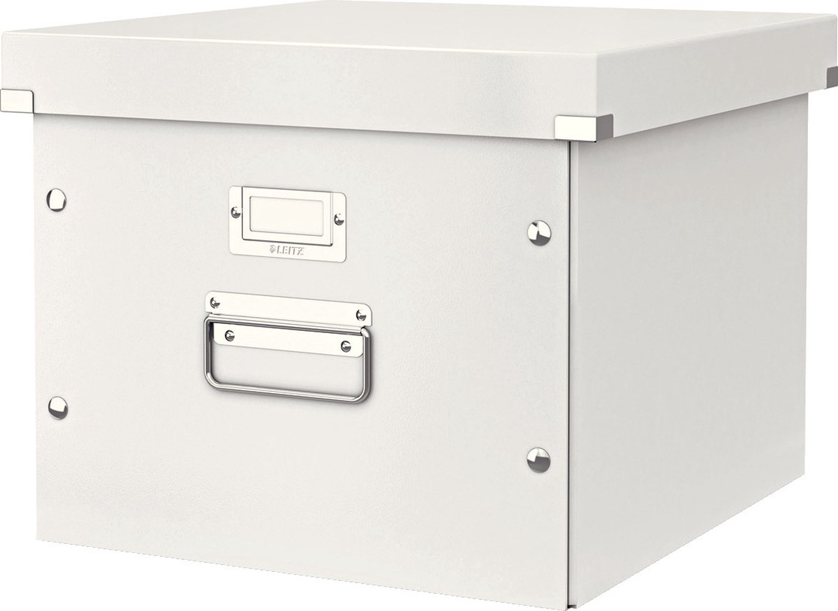 Leitz Click & Store WOW Hängeregistratur Aufbewahrungsbox Laminierter Karton Weiß 357 x 367 x 285 mm