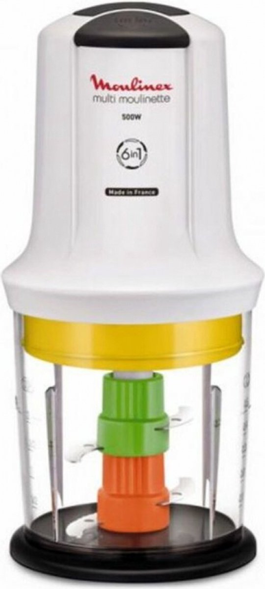 Moulinex AT7231 picadora eléctrica de alimentos 0,5 L 500 W Blanco