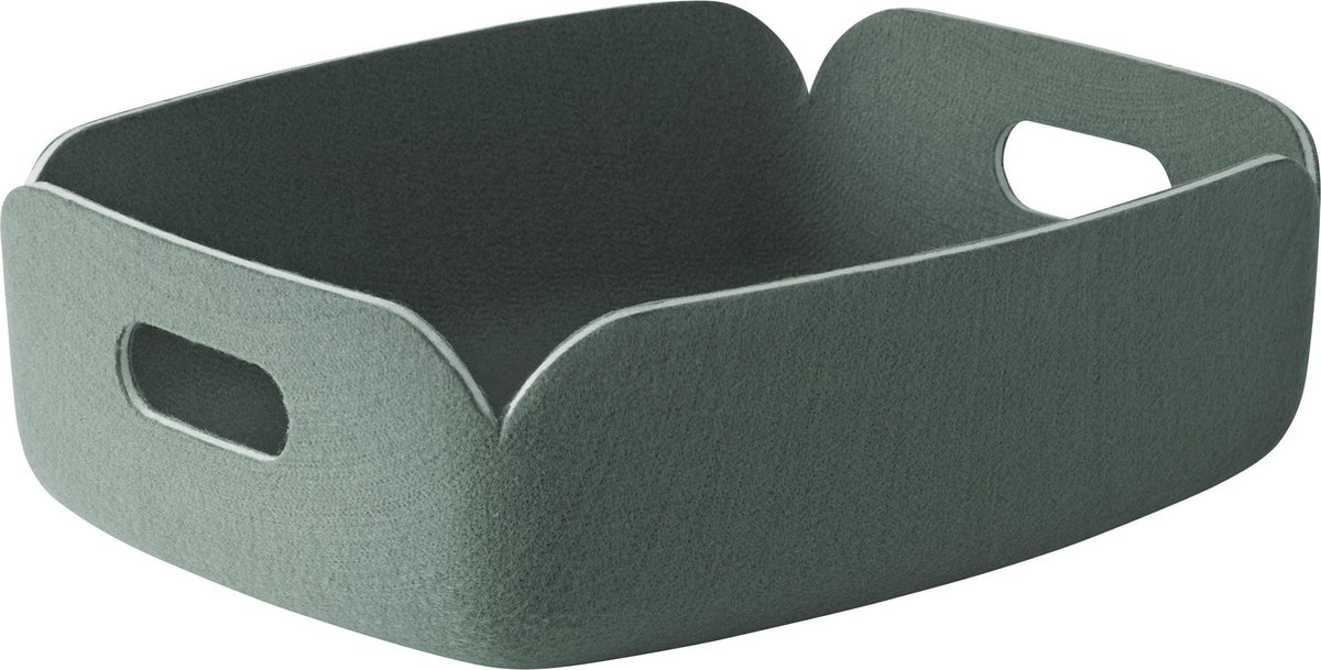 Muuto Cesta Restore pequeña dustry green (verde polvo)