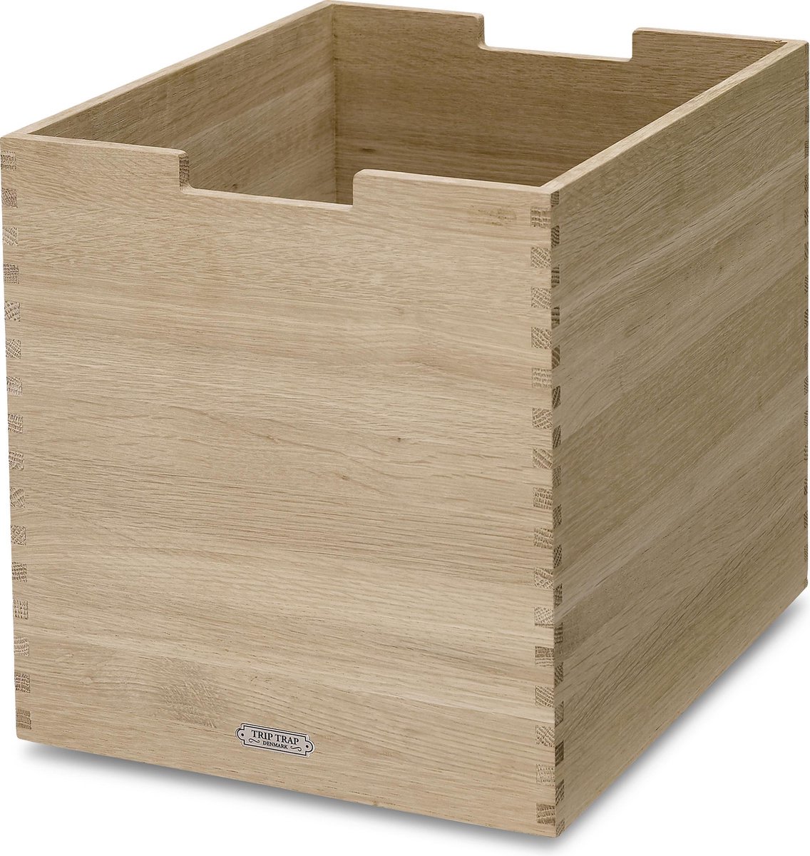 Fritz Hansen Caja de almacenaje Cutter, grande Roble