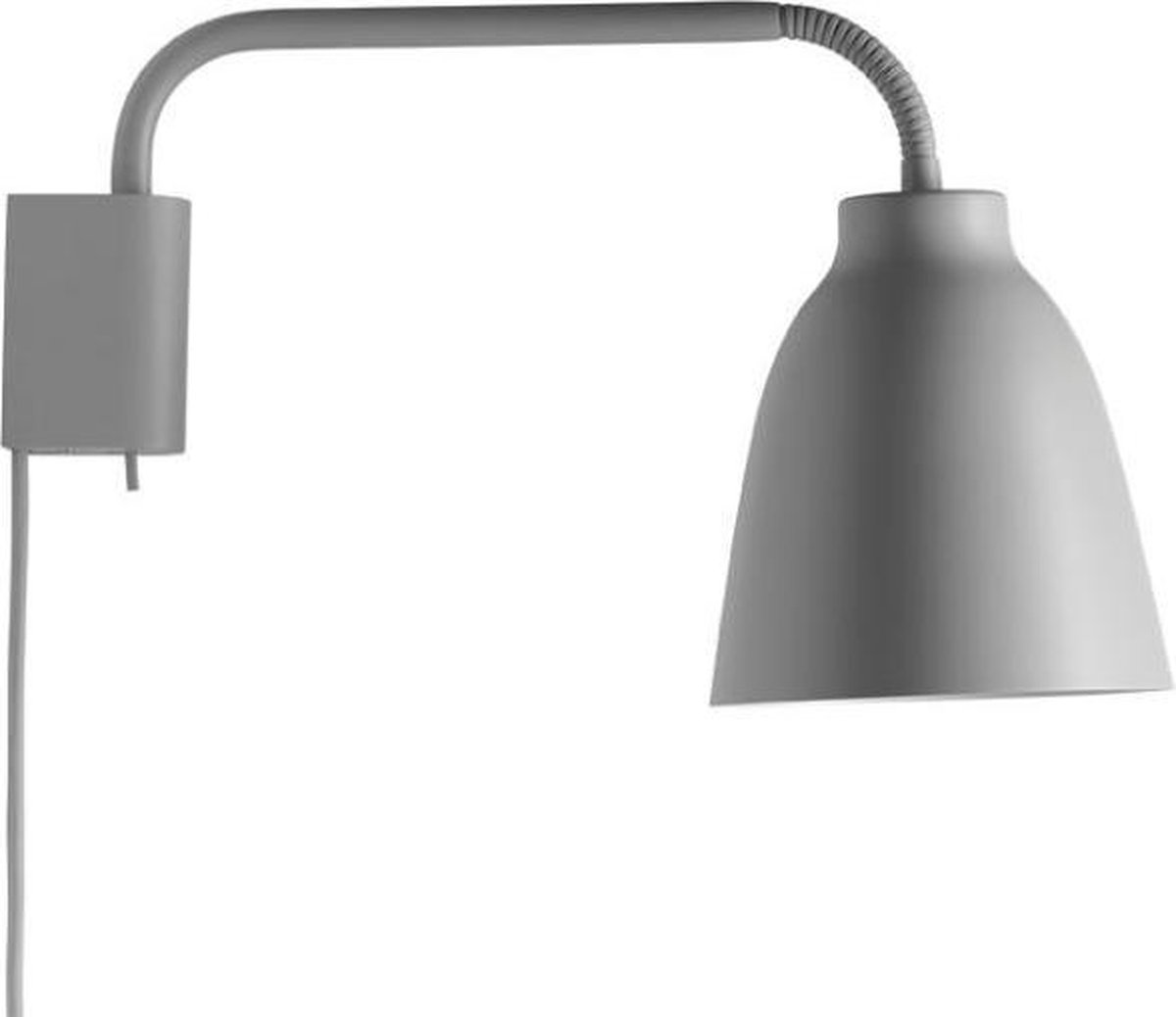 Fritz Hansen Lampada da parete Caravaggio Read Grey25