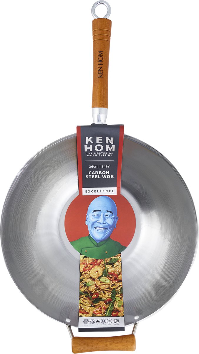 Ken Hom Wok Ken Hom excellence carbon Ø36 cm Acier