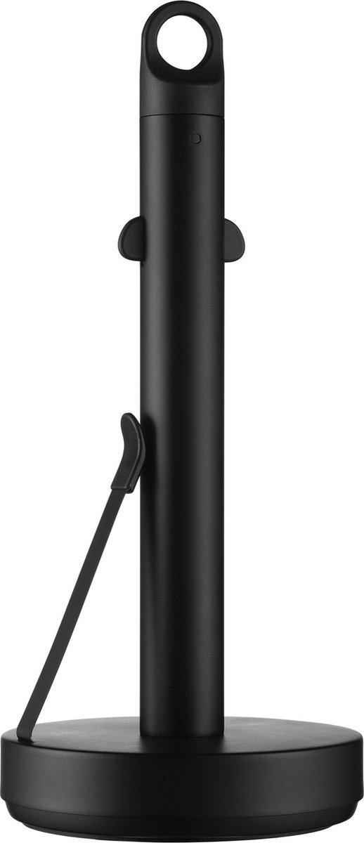 blomus Portarrollos de papel cocina Loop Negro